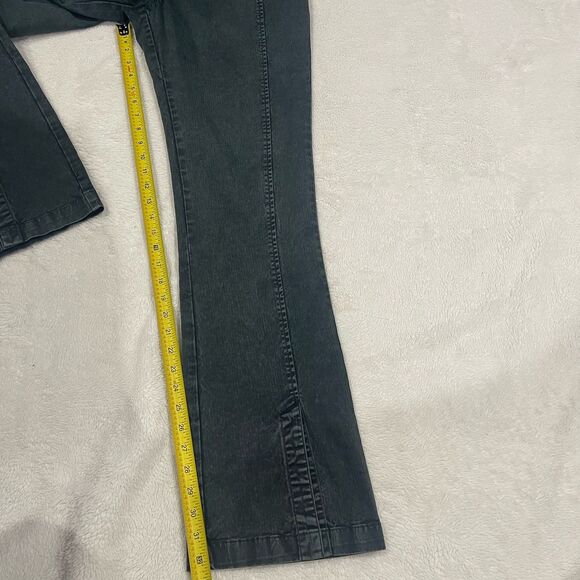 Free People Lucky Day One-Piece Jumpsuit Sz 8 Women Casual Boho Denim Black NEW - Picture 5 of 10